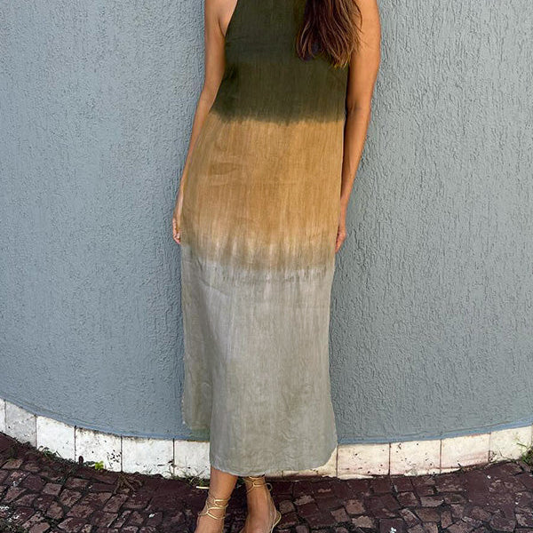 Heather - Robe Gradient Décontractée
