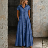 Eliza - Robe Longue en Jean