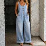 Solange - Combinaison en Coton Vintage Lavé