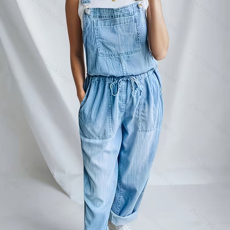 Margaux - Combinaison Détendue en Denim