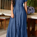 Eliza - Robe Longue en Jean
