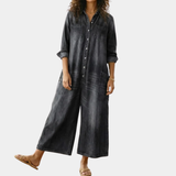 Fleur -  Combinaison en Denim de Coton