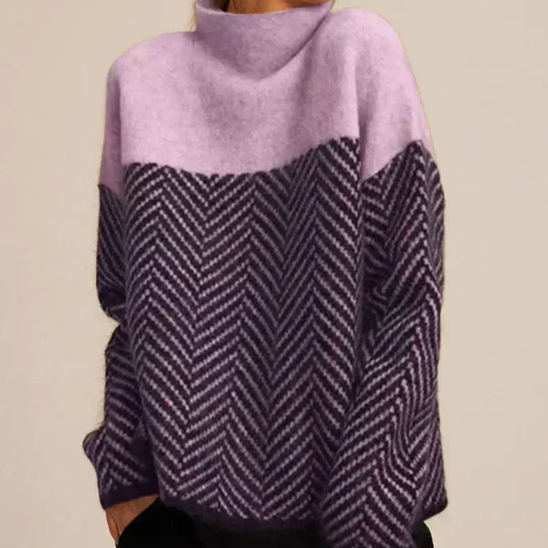 Norah | Pull en Coton à Col Montant
