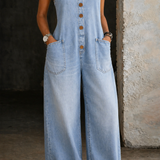 Solange - Combinaison en Coton Vintage Lavé