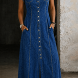 Leonor - Robe en Jean Grande Taille