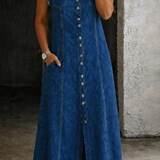 Leonor - Robe en Jean Grande Taille