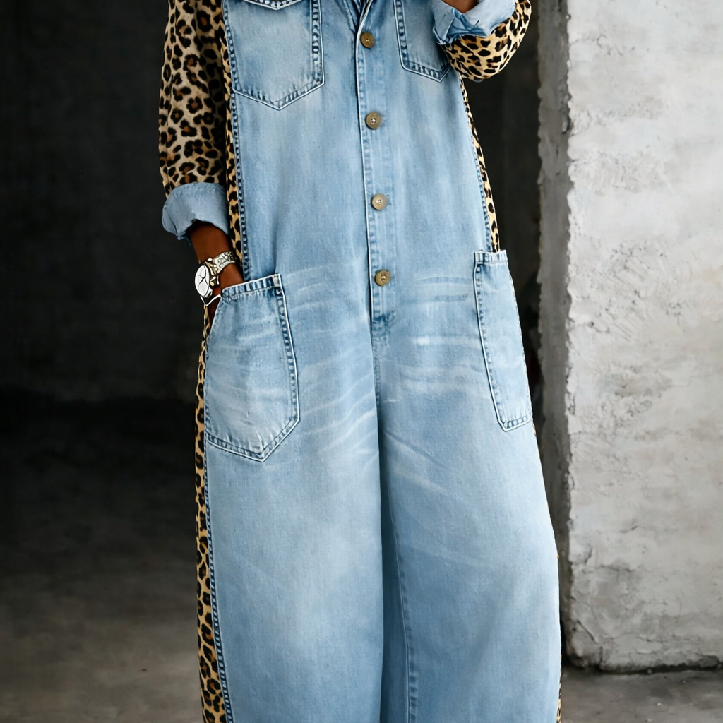 Inès - Combinaison en Denim