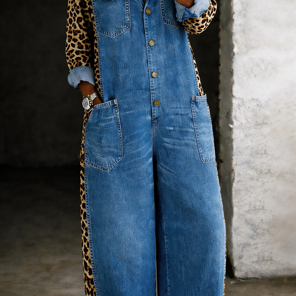 Inès - Combinaison en Denim