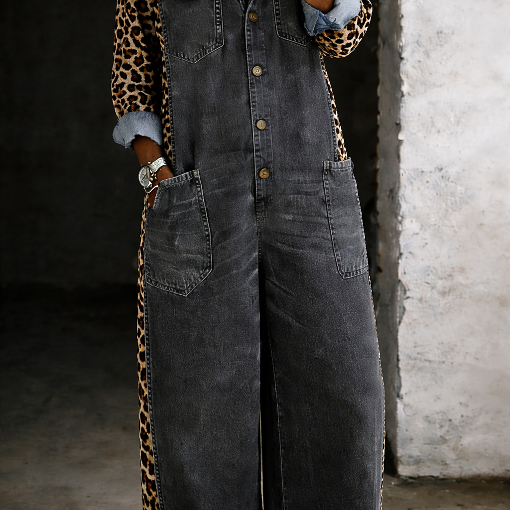Inès - Combinaison en Denim