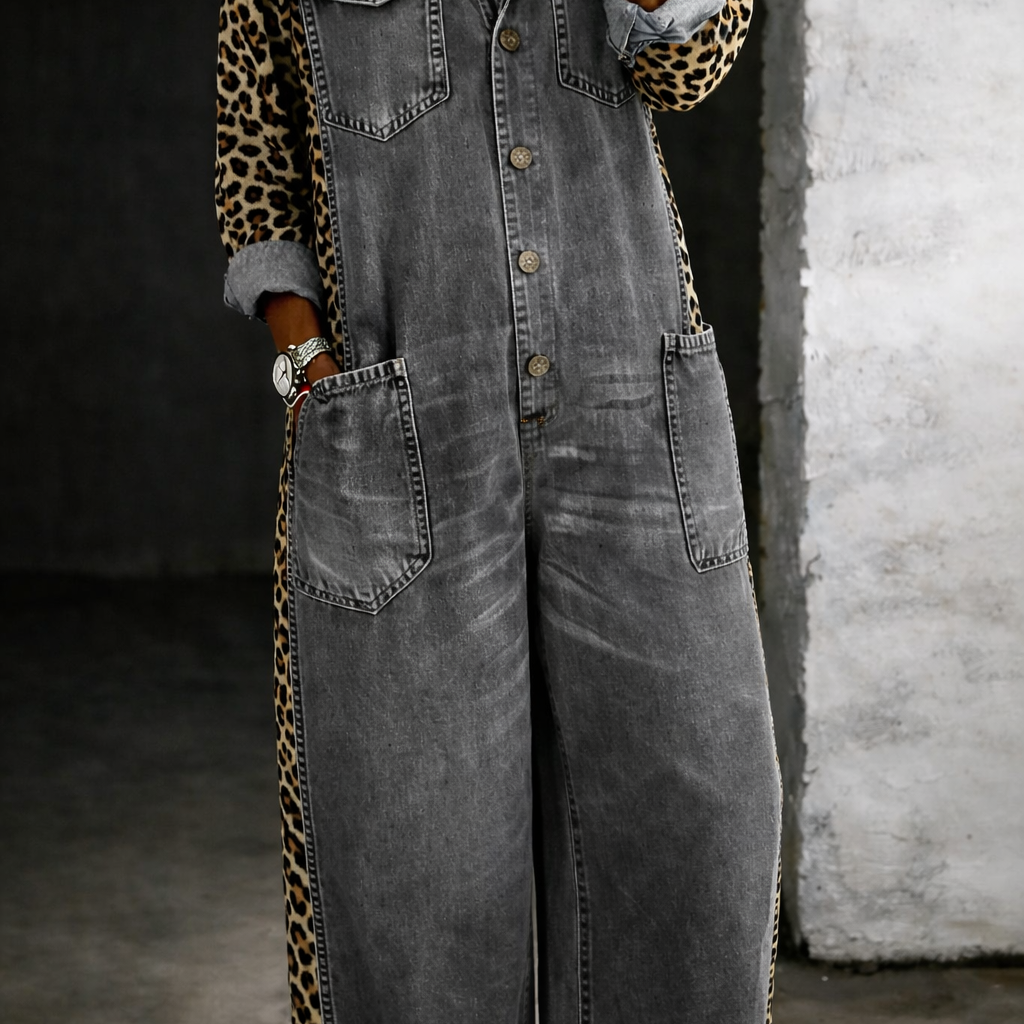 Inès - Combinaison en Denim