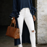 Mathilde - Blouse Casual Denim