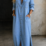 Delphine - Robe à Boutons
