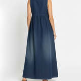Iva - Robe Maxi en Denim Vintage