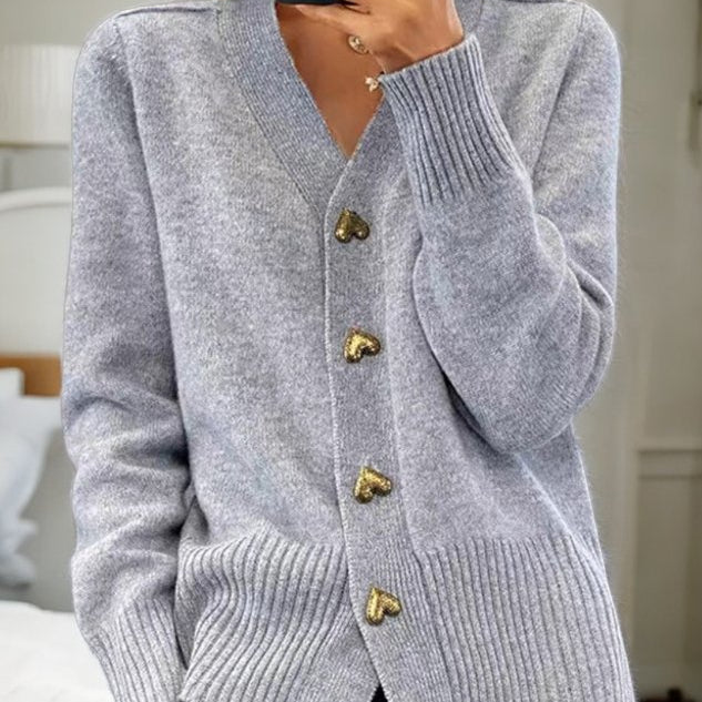 Amy | Cardigan Élégant en Maille
